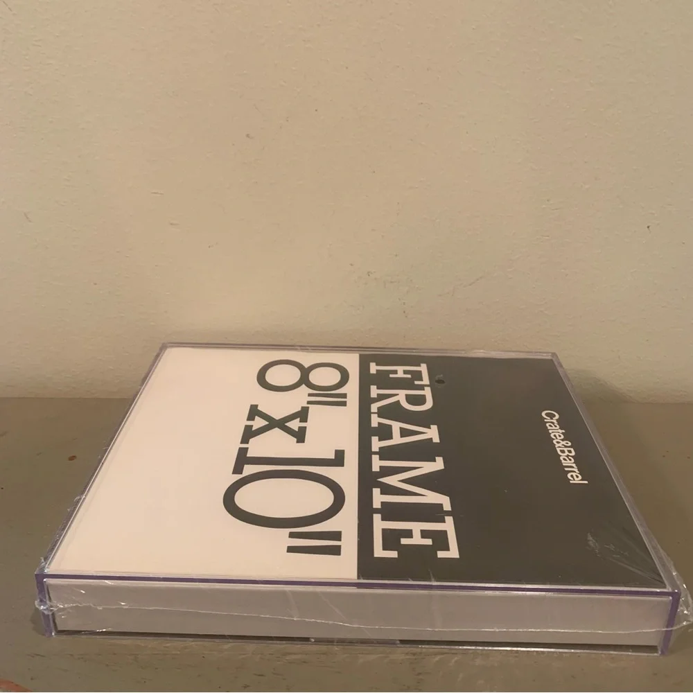 New Old Stock Crate&Barrel 8X10 Square Picture Frame.